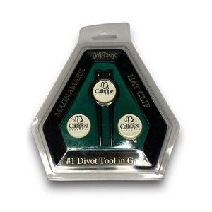 Callippe Preserve Divot‎ Repair Tool, Ball marker, Magnetic Hat Clip Ball marker